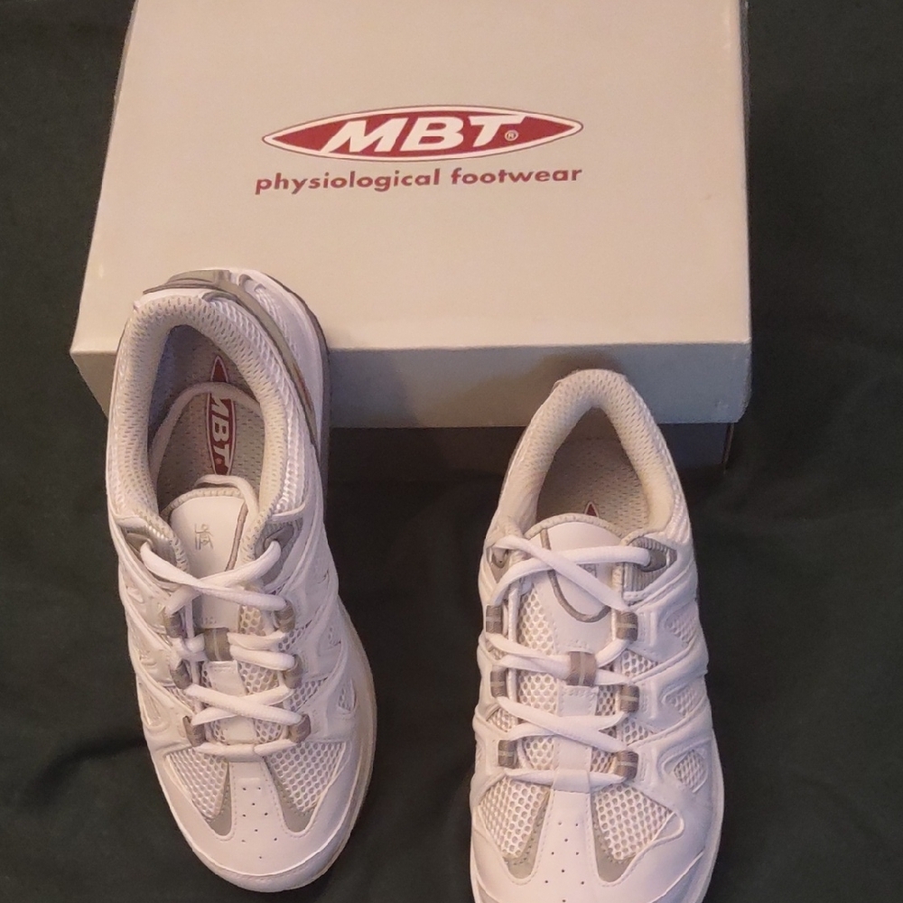 MBT White Mesh Sneakers